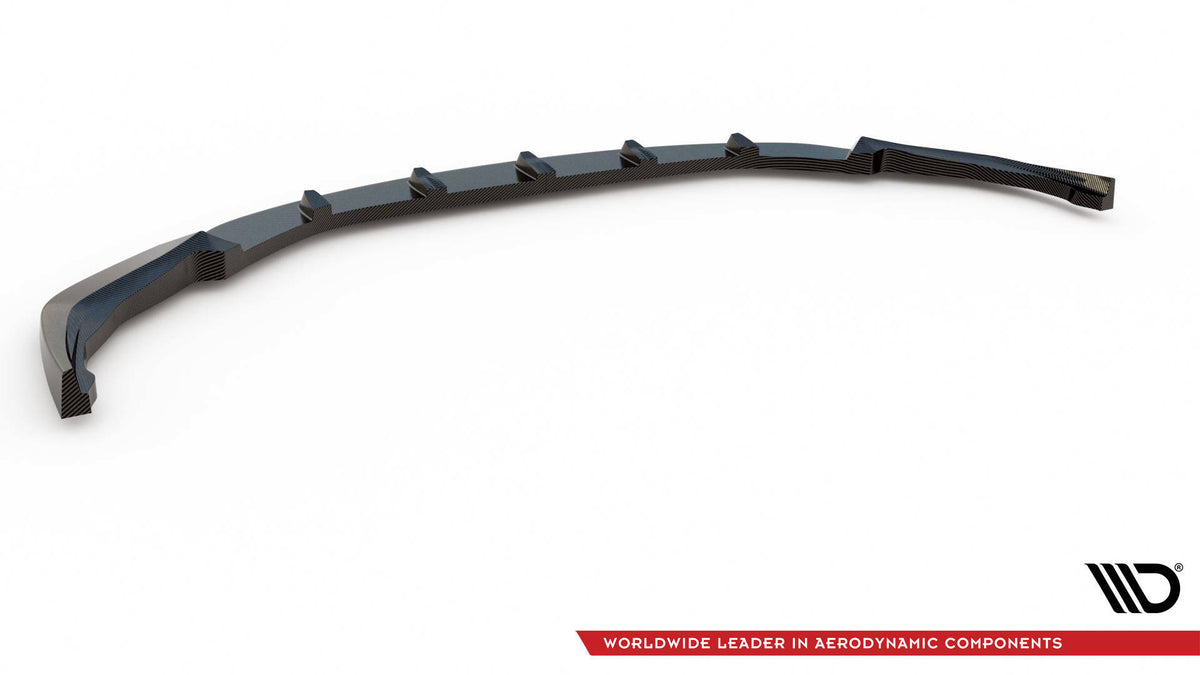 Prepreg Carbon Fiber Street+ Spoilerlippe Front Ansatz V.1 passend für BMW M3 Limousine / Touring G80 / G81 – Ansicht 6