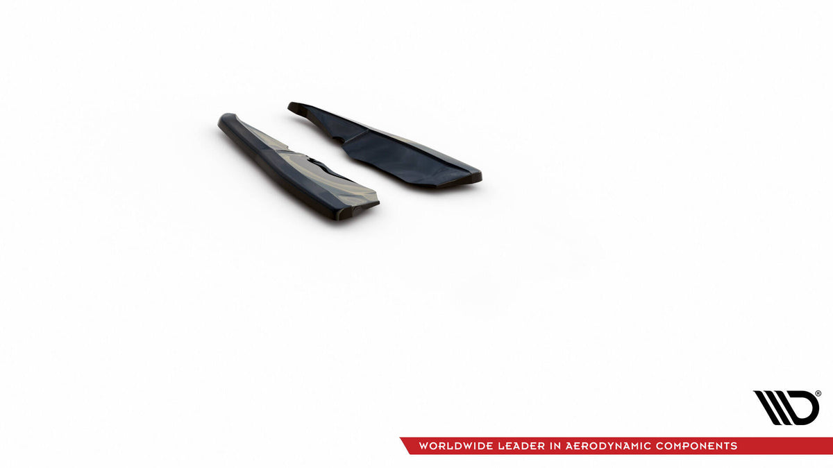 Heck Ansatz Flaps Diffusor passend für Skoda Kodiaq RS Mk1 / Mk1 Facelift schwarz Hochglanz – Ansicht 5