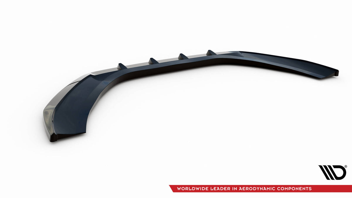 Street+ Spoilerlippe Front Ansatz V.3 passend für Audi A6 C7 schwarz Hochglanz – Ansicht 6