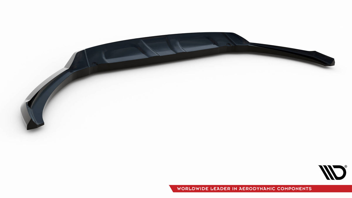Street+ Spoilerlippe Front Ansatz V.2 passend für Maserati Levante Mk1 schwarz Hochglanz – Ansicht 6