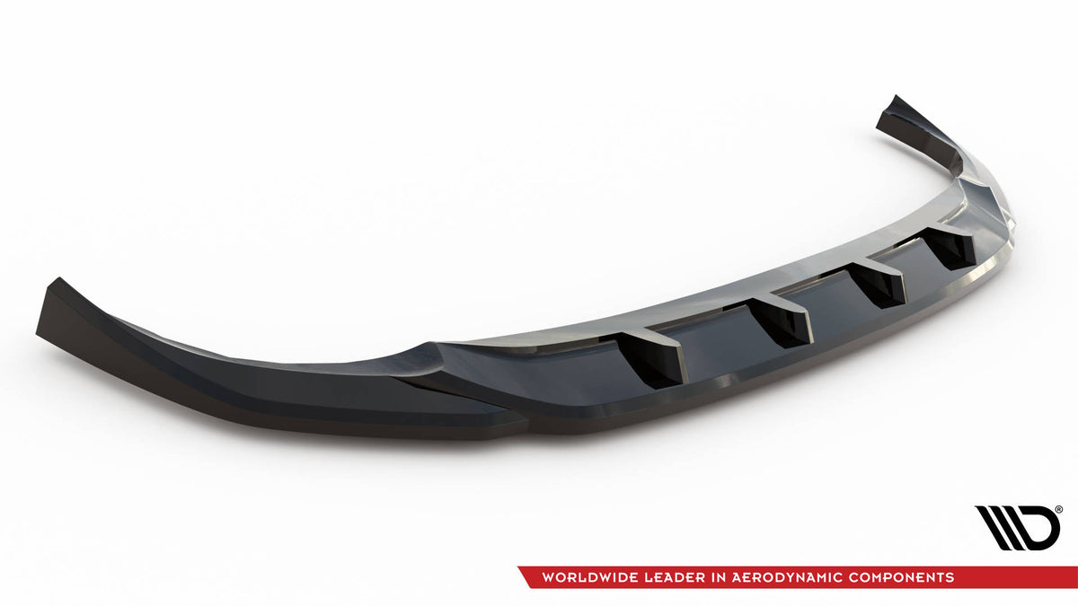 Street+ Spoilerlippe Front Ansatz V.3 passend für BMW 2 Coupe G42 schwarz Hochglanz – Ansicht 5