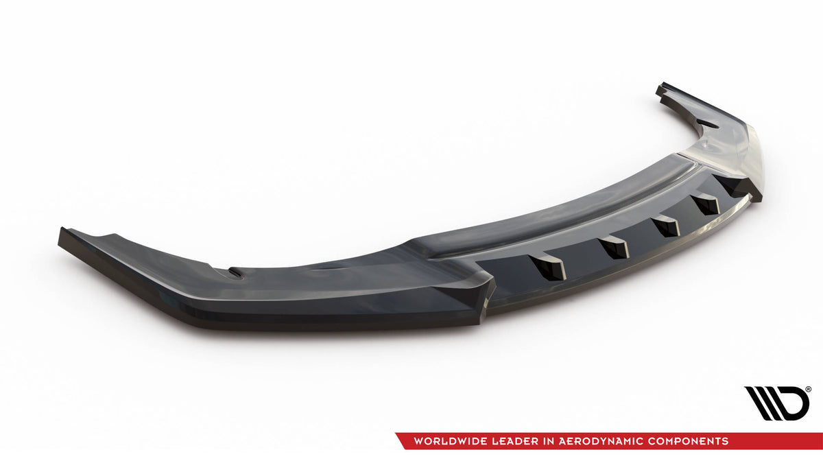 Street+ Spoilerlippe Front Ansatz passend für Honda Civic Sport Mk 10 schwarz Hochglanz – Ansicht 5