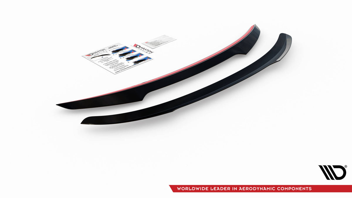 Heckspoiler Lippe Maserati Ghibli Modena Mk3 Facelift schwarz Hochglanz – Ansicht 4