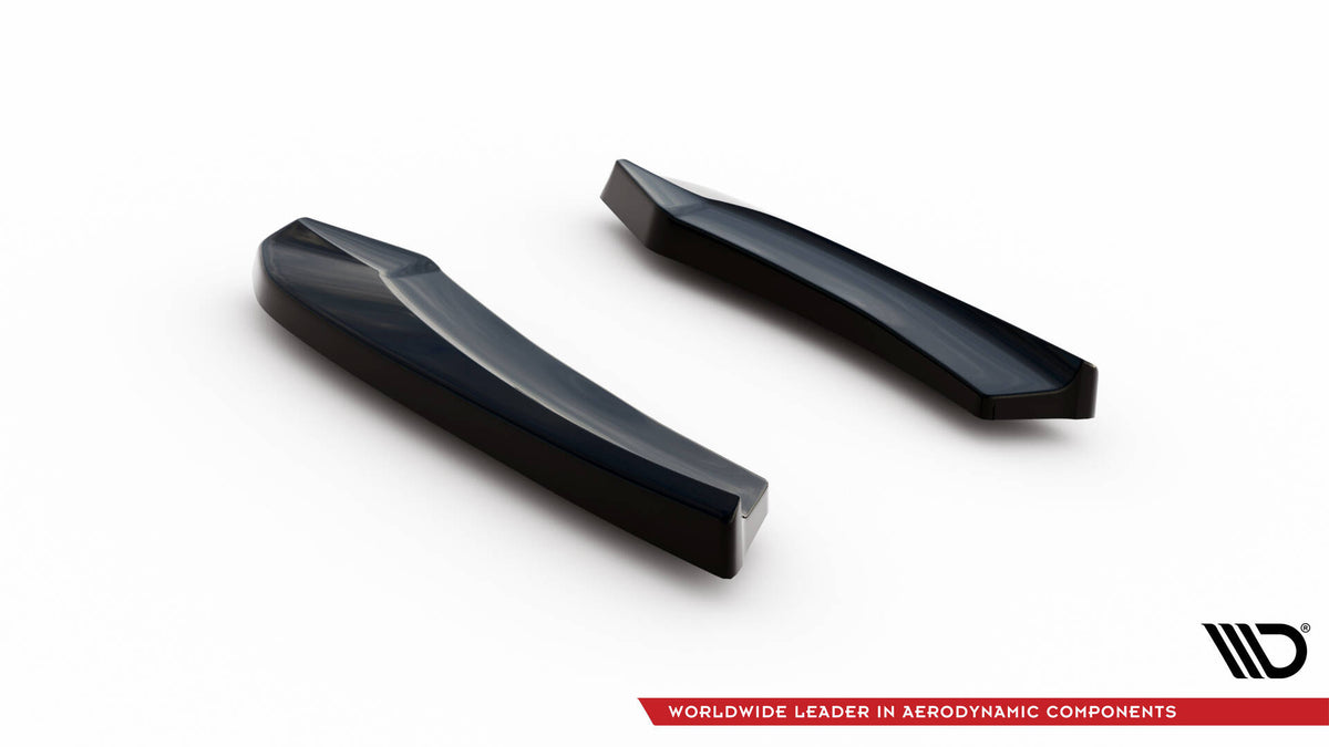 Heck Ansatz Flaps Diffusor passend für Kia Ceed GT Mk3  schwarz Hochglanz – Ansicht 5