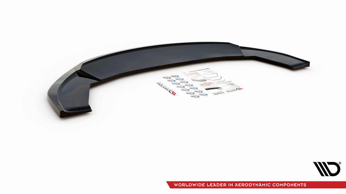 Street+ Spoilerlippe Front Ansatz V.3 passend für Seat Ibiza Cupra Mk3 schwarz Hochglanz – Ansicht 6