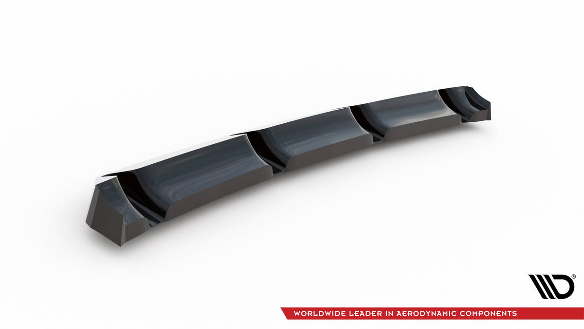 Mittlerer Diffusor Heck Ansatz passend für Hyundai Veloster N Mk2 schwarz Hochglanz – Ansicht 7