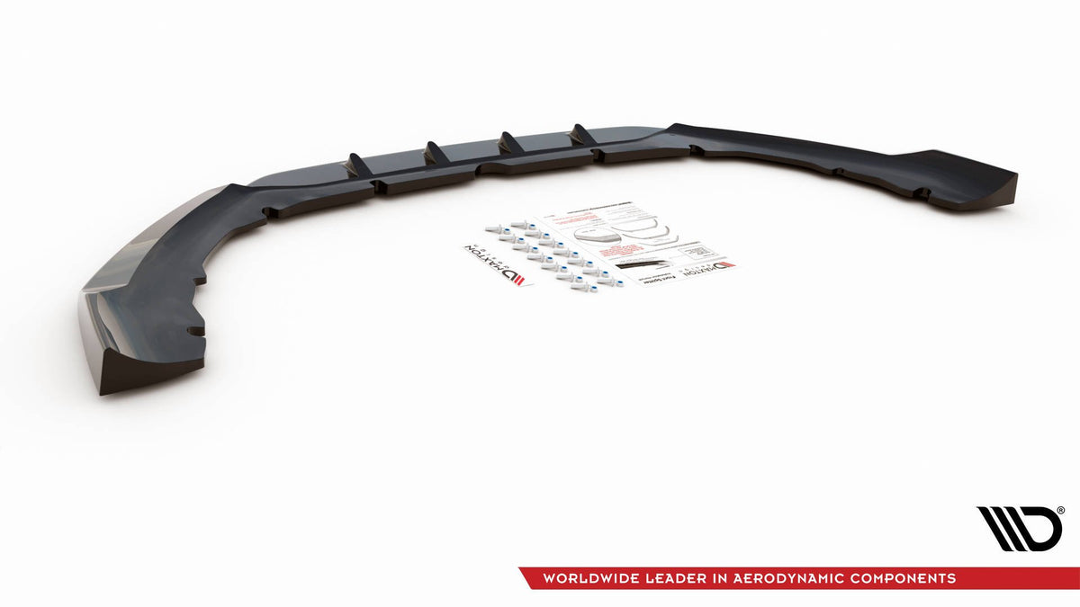 Street+ Spoilerlippe Front Ansatz passend für Ford S-Max Mk2 Facelift schwarz Hochglanz – Ansicht 7