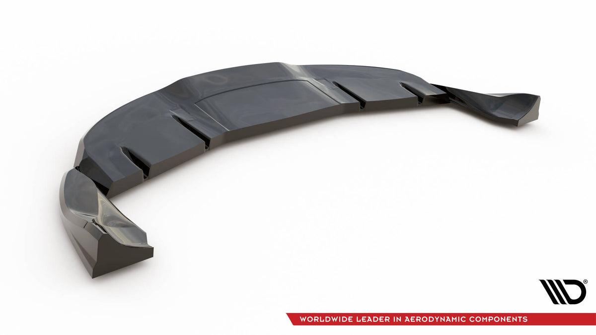 Street+ Mittlerer Diffusor RACE passend für V.1 Tesla Model 3 Project HighlandFacelift schwarz Hochglanz – Ansicht 8