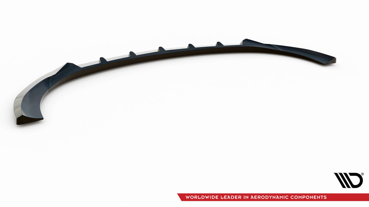 Street+ Spoilerlippe Front Ansatz V.2 passend für Mercedes-Benz E AMG-Line W213 Facelift schwarz Hochglanz – Ansicht 6