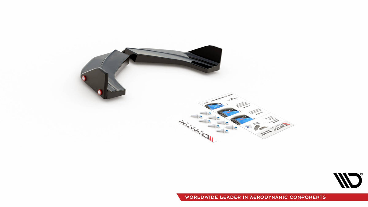Heck Ansatz Flaps Diffusor V.6 + Flaps passend für Hyundai I30 N Mk3 Hatchback – Ansicht 7