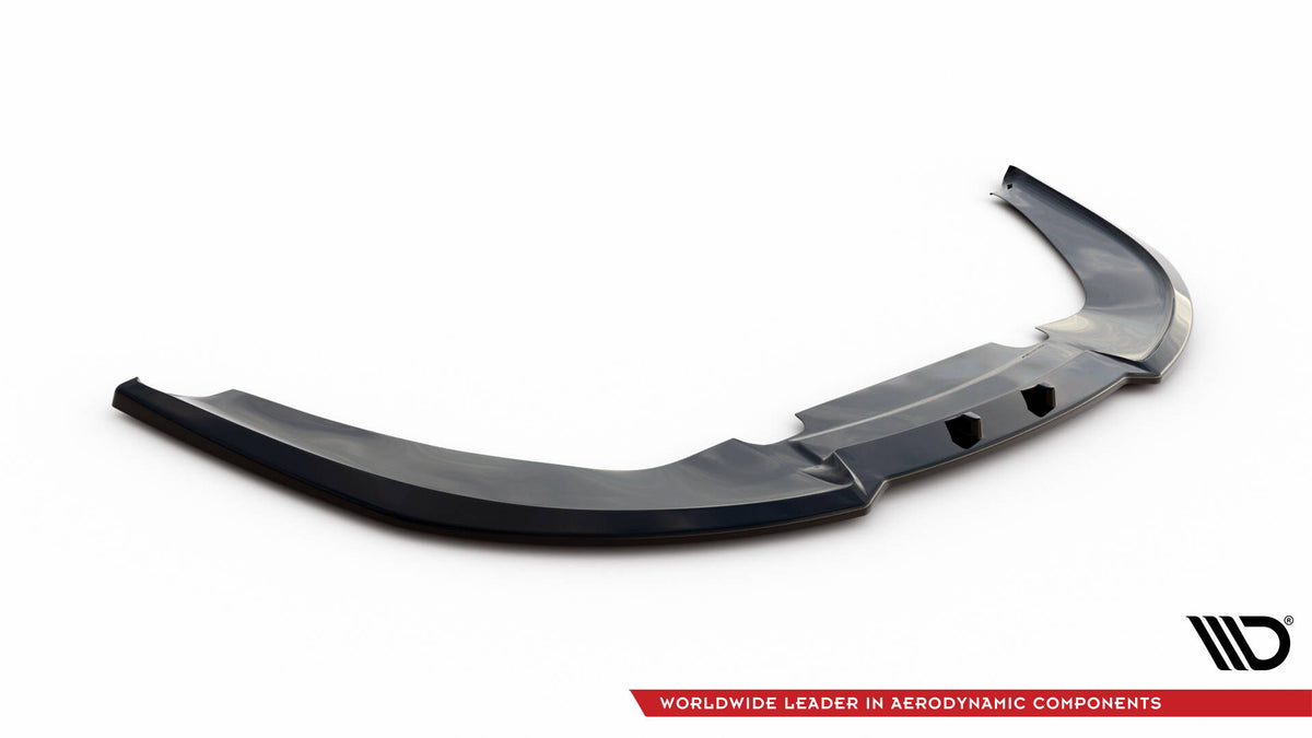 Street+ Spoilerlippe Front Ansatz V.2 passend für Audi RS4 B7 schwarz Hochglanz – Ansicht 5