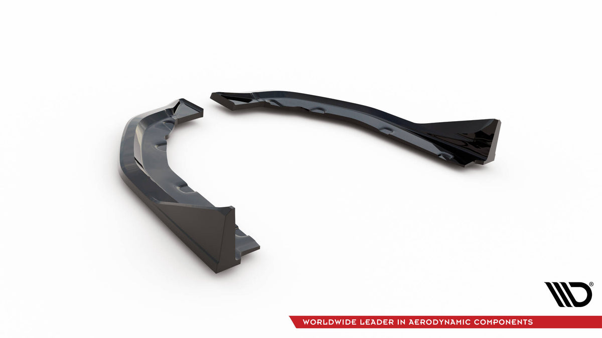 Heck Ansatz Flaps Diffusor V.3 passend für CSL Look BMW M3 Limousine / Touring G80 / G81 schwarz Hochglanz – Ansicht 6