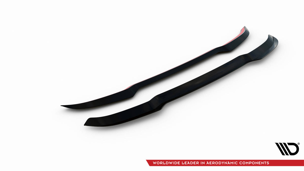 Höher Heckspoiler Lippe Audi SQ5 / Q5 S-Line Sportback Mk2 Facelift schwarz Hochglanz – Ansicht 5