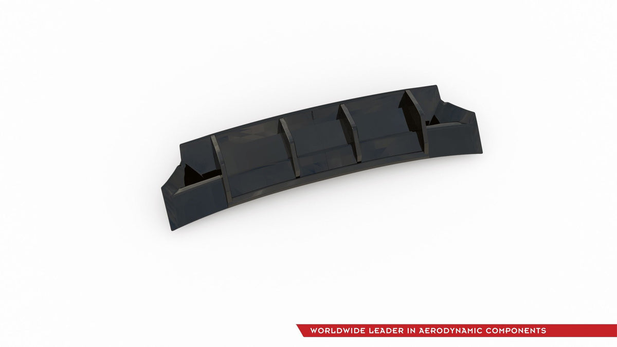 Diffusor Heck Ansatz passend für Skoda Kodiaq Sportline Mk1 / Mk1 Facelift schwarz Hochglanz – Ansicht 6