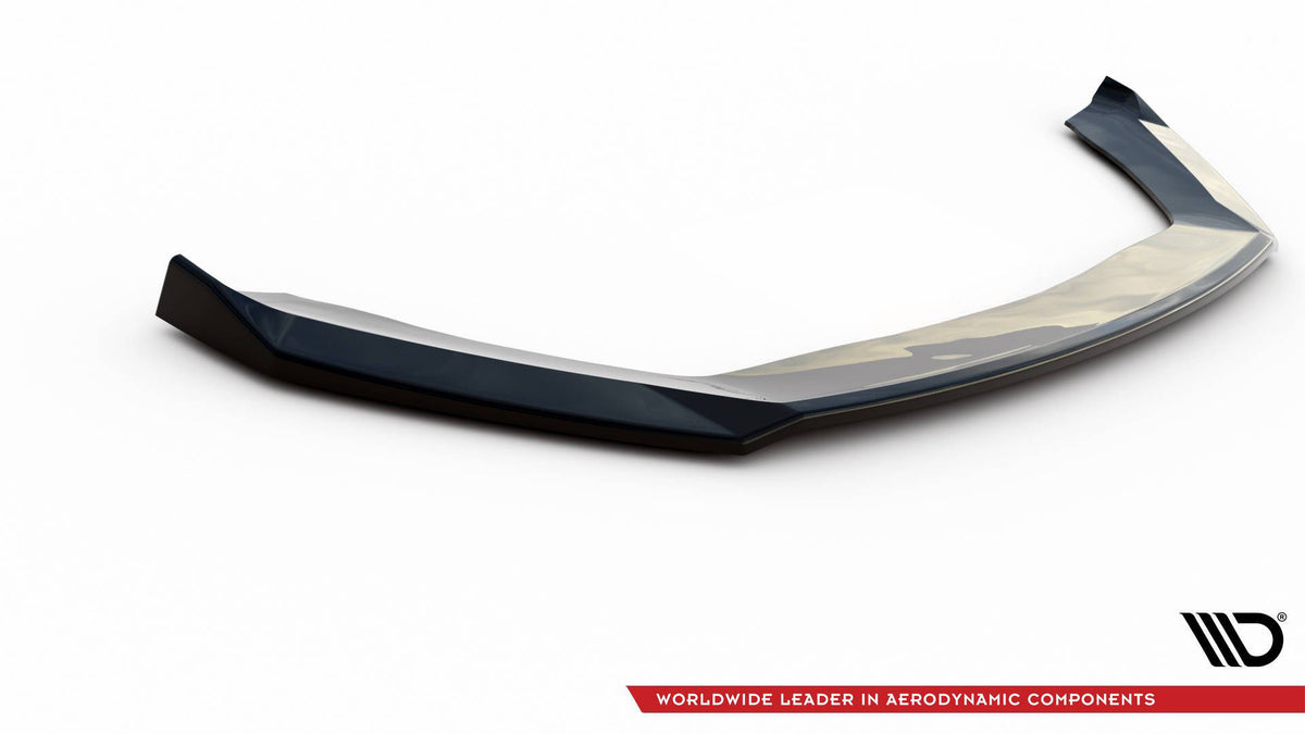 Street+ Spoilerlippe Front Ansatz V.7 passend für Seat Leon Cupra / FR Mk3 FL schwarz Hochglanz – Ansicht 5