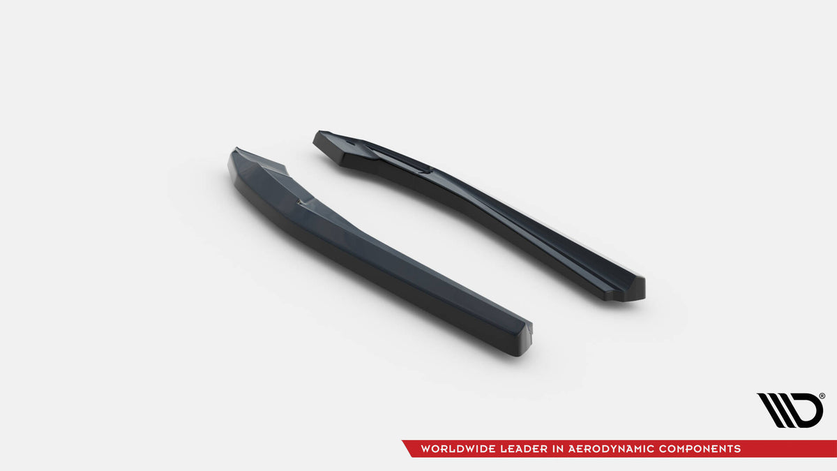 Heck Ansatz Flaps Diffusor V.3 passend für BMW M440i / 4 M-Paket Gran Coupe G26 schwarz Hochglanz – Ansicht 7