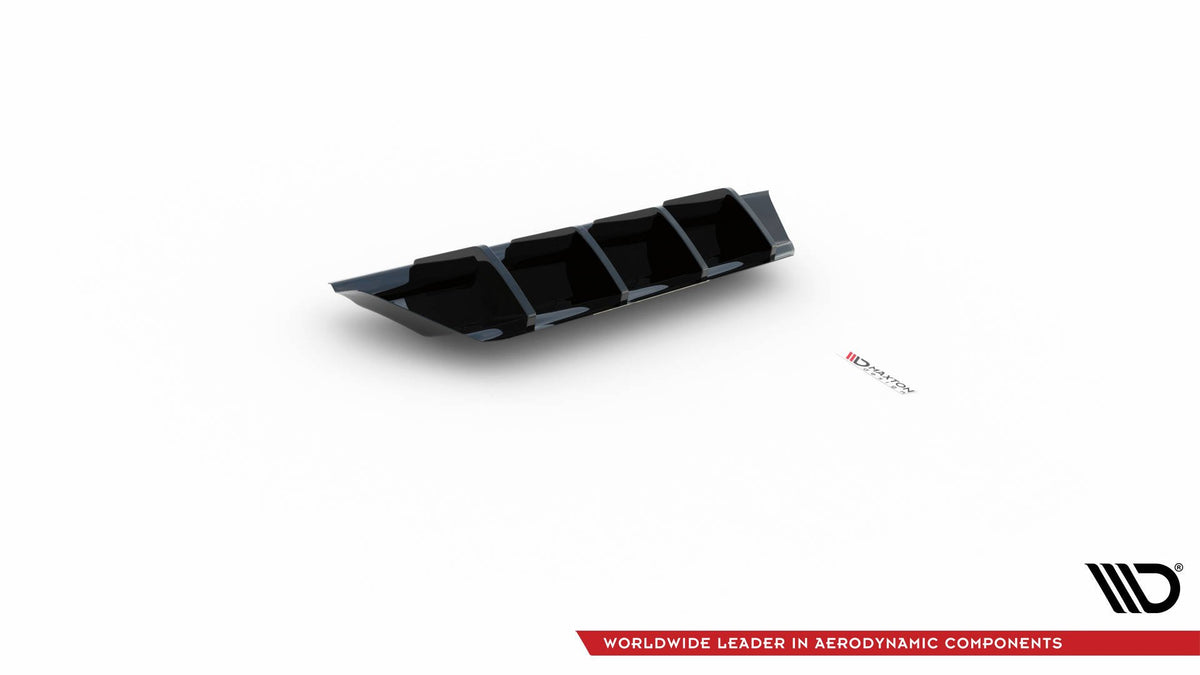 Diffusor Heck Ansatz V.1 passend für Seat Leon FR ST Mk4 schwarz Hochglanz – Ansicht 5