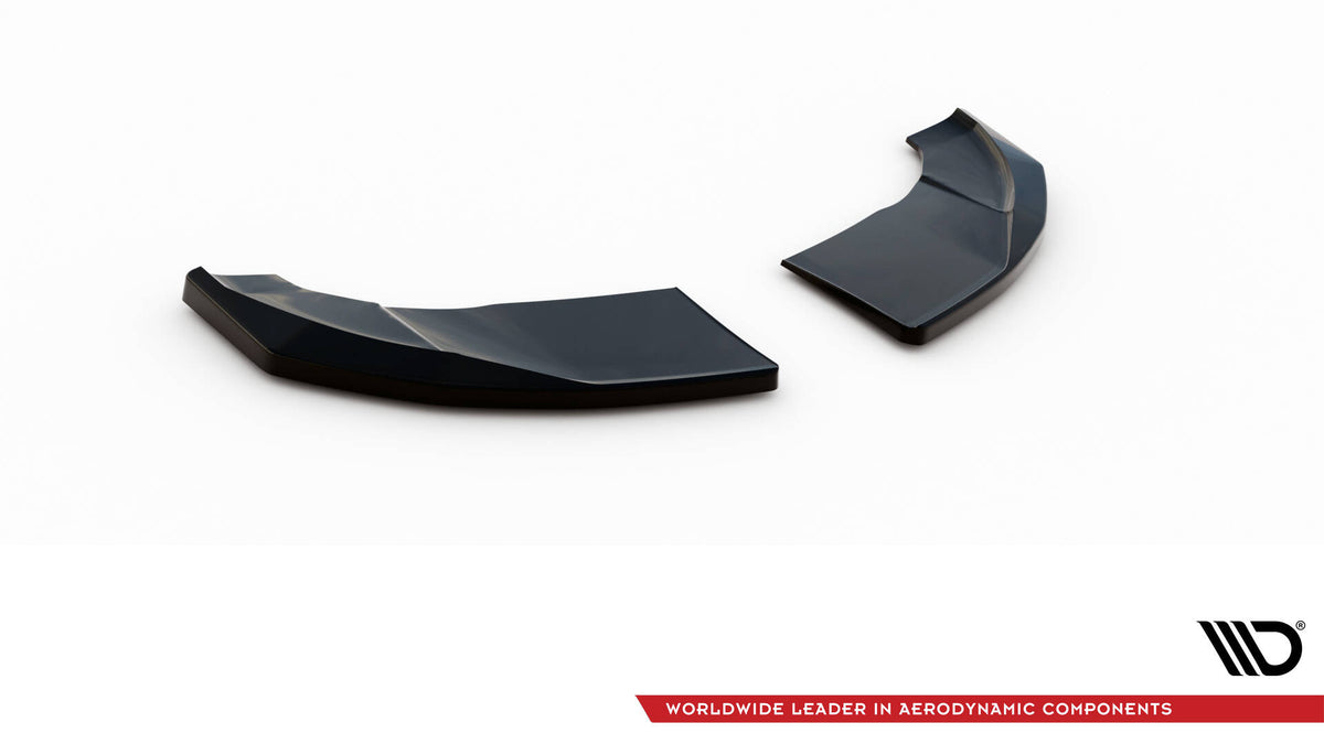 Heck Ansatz Flaps Diffusor V.2 passend für Audi TT S-Line 8S schwarz Hochglanz – Ansicht 5