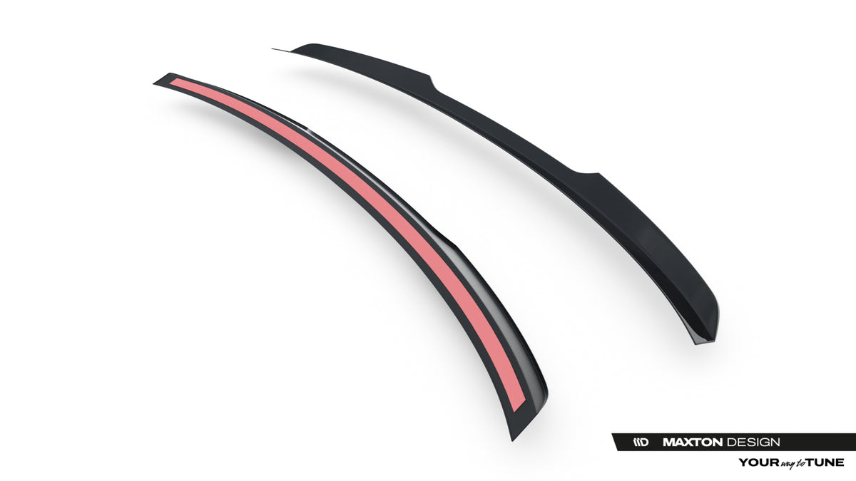 Niedriger Heckspoiler Lippe Omoda 9 Mk1 schwarz Hochglanz – Ansicht 5