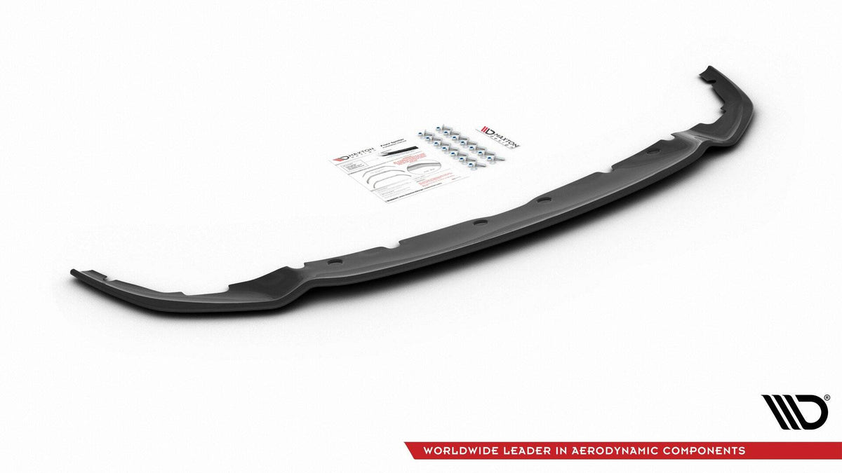 Street+ Spoilerlippe Front Ansatz V.4 passend für BMW 1er M-Paket/ M135i / 128ti F40  schwarz Hochglanz – Ansicht 5
