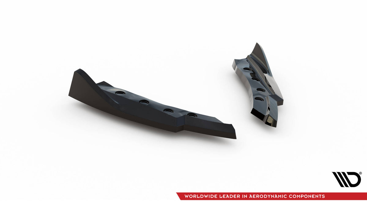 Heck Ansatz Flaps Diffusor passend für BMW Z4 M-Paket E89 Facelift schwarz Hochglanz – Ansicht 5