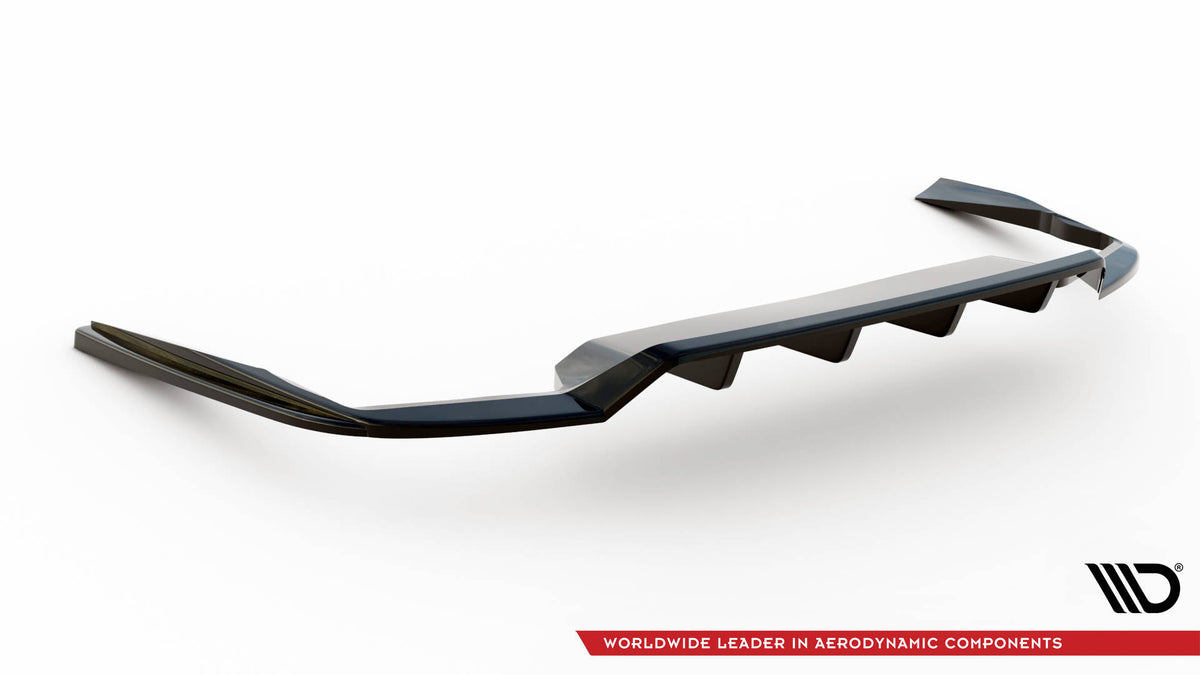 Street+ Mittlerer Diffusor RACE passend für Volvo V90 / S90 R-Design Mk2 schwarz Hochglanz – Ansicht 6