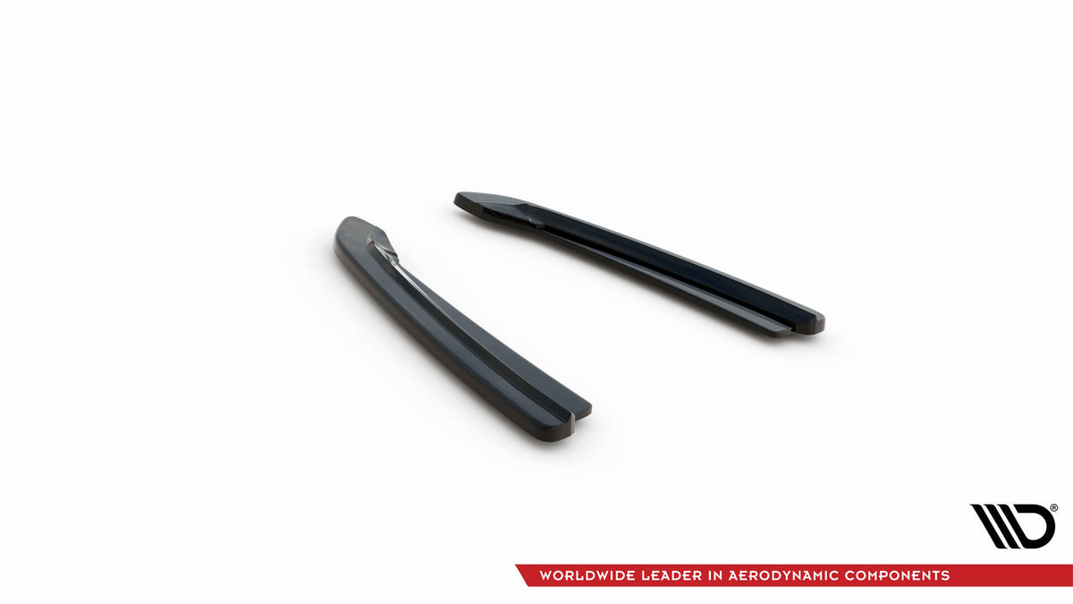 Heck Ansatz Flaps Diffusor V.1 passend für Skoda Superb Liftback / Combi Mk3 schwarz Hochglanz – Ansicht 6
