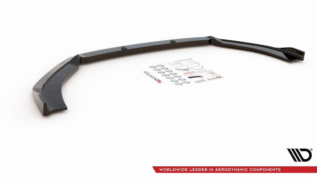 Street+ Spoilerlippe Front Ansatz V.3 passend für Audi RS3 8V FL Sportback schwarz Hochglanz – Ansicht 8