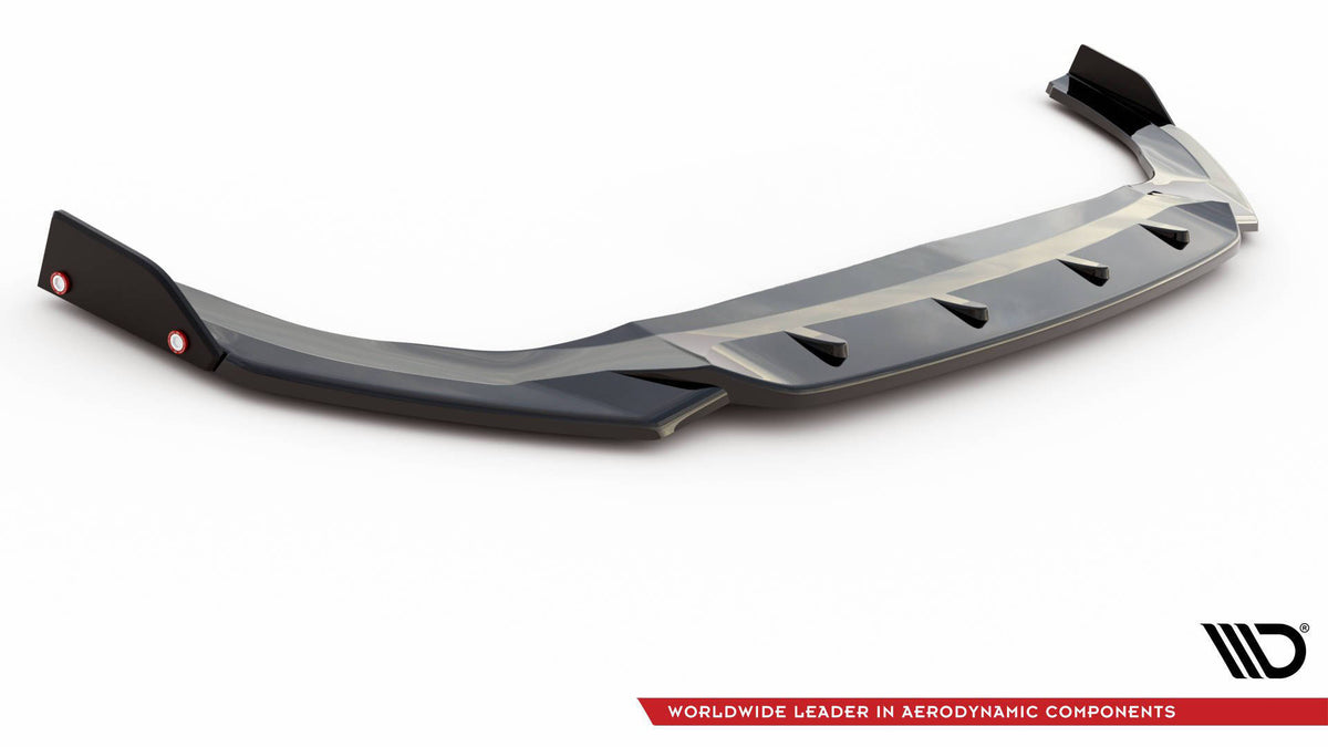 Street+ Spoilerlippe Front Ansatz V.2 + Flaps passend für VW Golf GTI / GTE / GTD / R-Line Mk8 – Ansicht 5