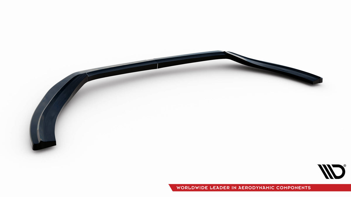 Street+ Spoilerlippe Front Ansatz V.1 passend für Mercedes-Benz S W222 schwarz Hochglanz – Ansicht 6