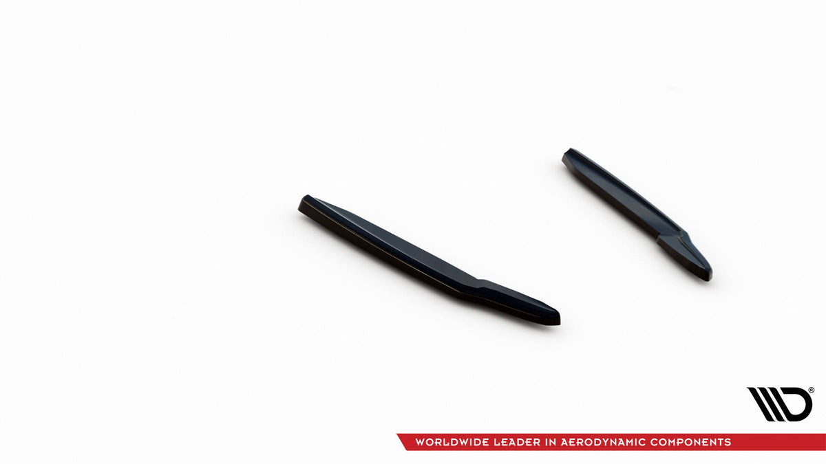 Heck Ansatz Flaps Diffusor passend für BMW 6er GT G32 M-Paket schwarz Hochglanz – Ansicht 6
