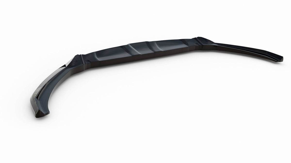 Street+ Spoilerlippe Front Ansatz V.1 passend für Maserati Levante Mk1 schwarz Hochglanz – Ansicht 6