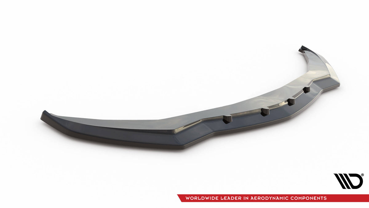 Street+ Spoilerlippe Front Ansatz V.1 passend für Alfa Romeo Giulia Sport schwarz Hochglanz – Ansicht 5