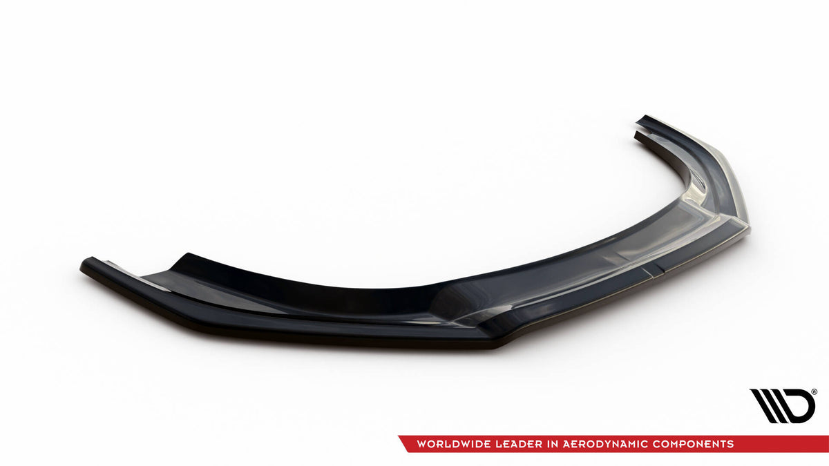 Street+ Spoilerlippe Front Ansatz V.2 passend für VW Golf R Mk6 schwarz Hochglanz – Ansicht 5