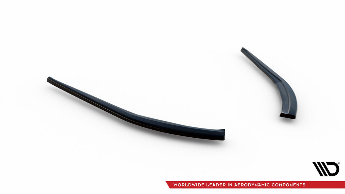 Heck Ansatz Flaps Diffusor passend für Jaguar XE R-Dynamic X760 Facelift schwarz Hochglanz – Ansicht 4