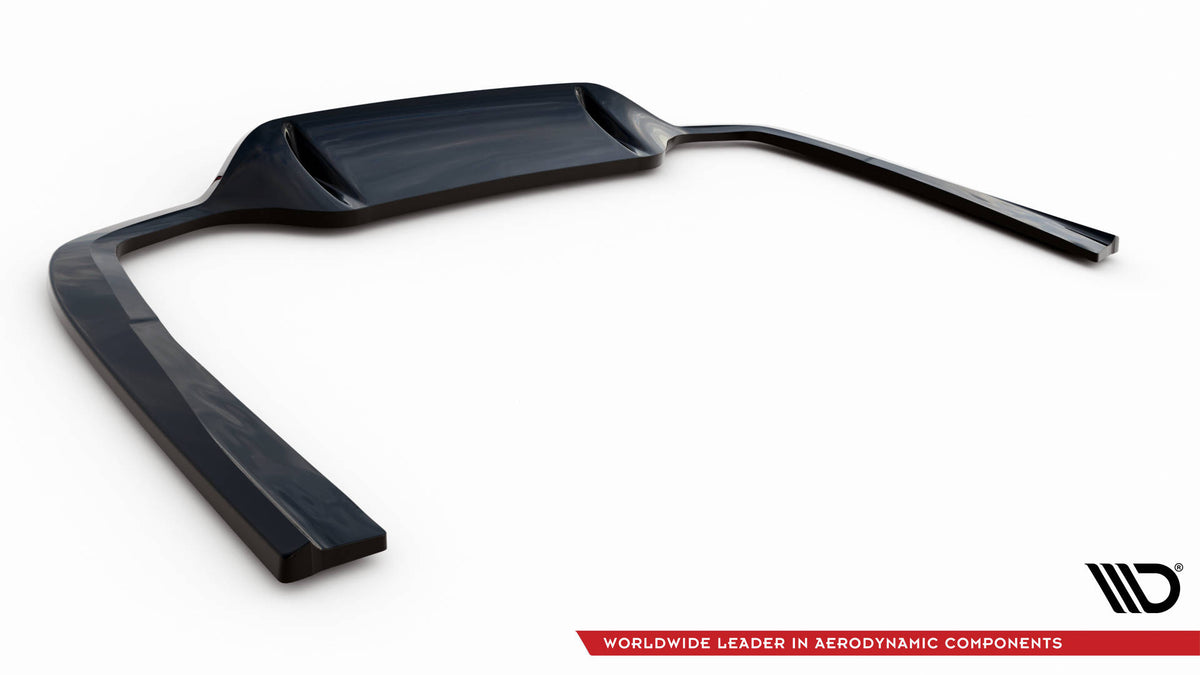 Street+ Mittlerer Diffusor RACE passend für Mercedes-Benz E AMG-Line Limousine W213 Facelift schwarz Hochglanz – Ansicht 8