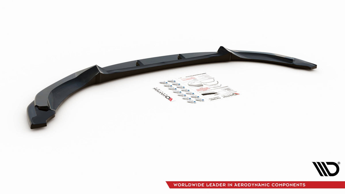 Street+ Spoilerlippe Front Ansatz passend für BMW M4 F82 schwarz Hochglanz – Ansicht 5