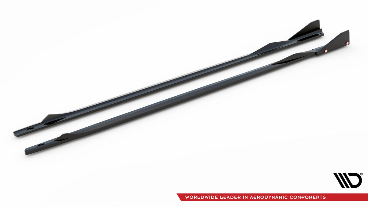 Street+ Seitenschweller Leisten V.2 passend für + Flaps passend für BMW 2 Coupe M-Paket / M240i G42 – Ansicht 5