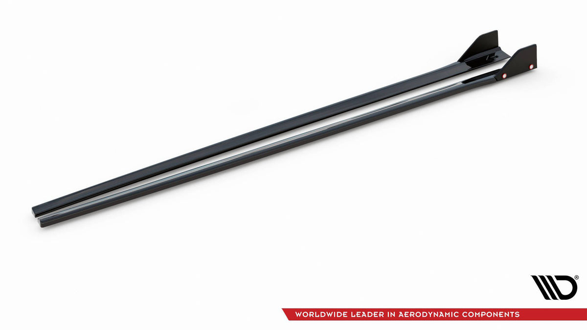 Street+ Seitenschweller Leisten passend für V.5 + Flaps Hyundai I30 N / N-Line Hatchback / Fastback Mk3 / Mk3 Facelift – Ansicht 6