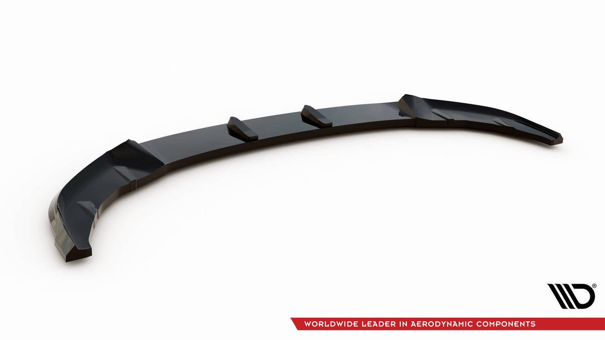 Street+ Spoilerlippe Front Ansatz V.1 passend für BMW 5er / i5 M-Paket Limousine / Touring G60 / G61 schwarz Hochglanz – Ansicht 6