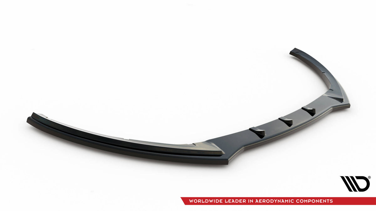 Street+ Spoilerlippe Front Ansatz V.1 passend für Ford Focus ST Mk3 FL schwarz Hochglanz – Ansicht 6