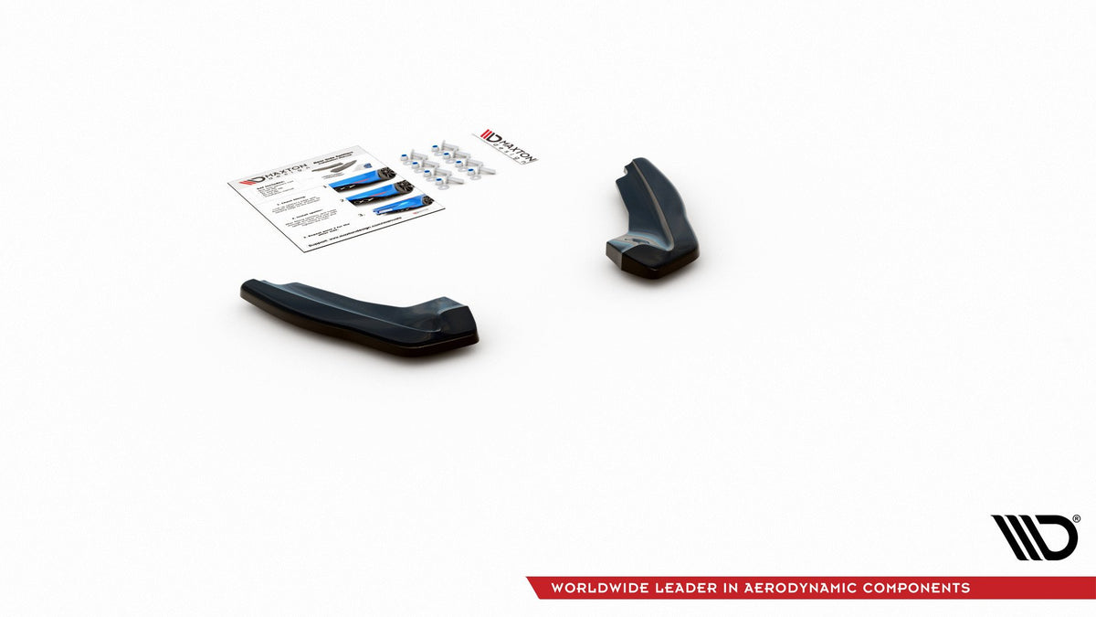 Heck Ansatz Flaps Diffusor V.1 passend für Ford Focus ST Mk4 schwarz Hochglanz – Ansicht 10