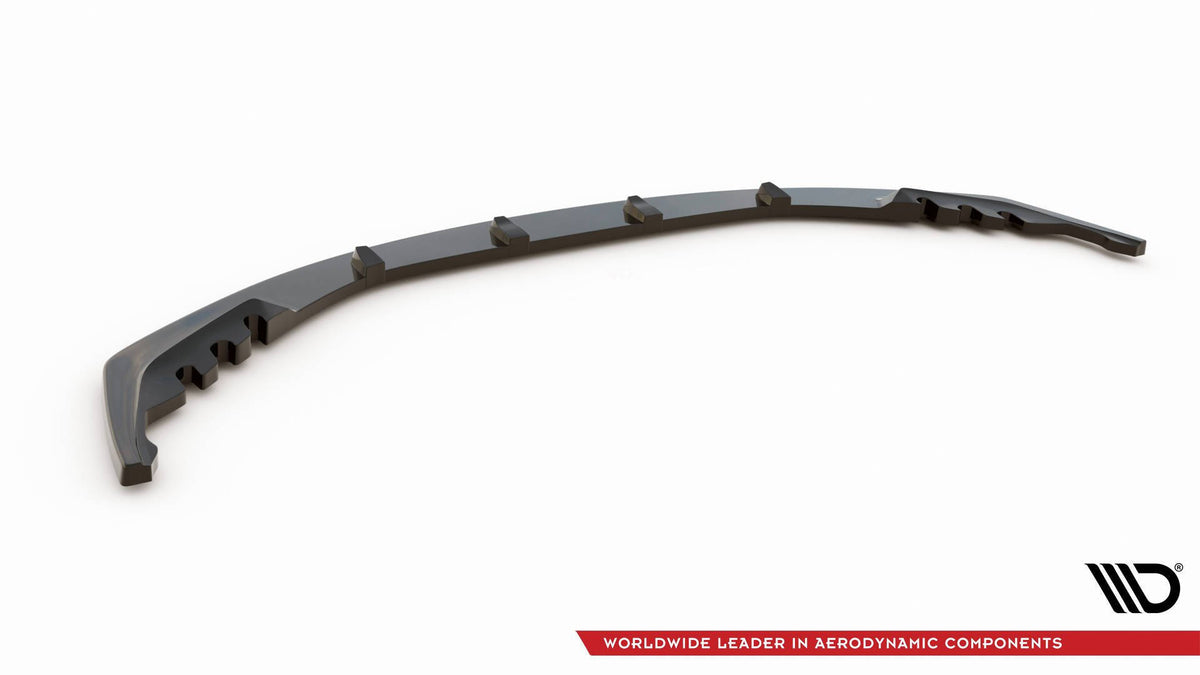 Street+ Spoilerlippe Front Ansatz V.1 passend für BMW M3 Limousine / Touring G80 / G81 schwarz Hochglanz – Ansicht 5