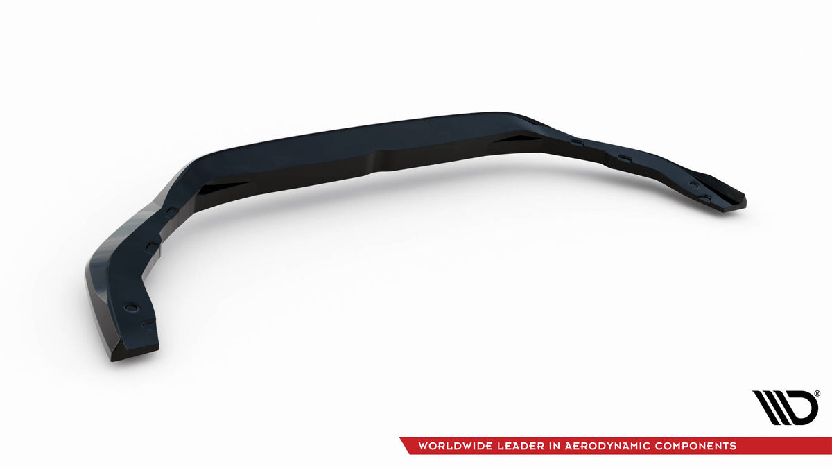 Street+ Spoilerlippe Front Ansatz passend für Audi A8 D5 schwarz Hochglanz – Ansicht 6