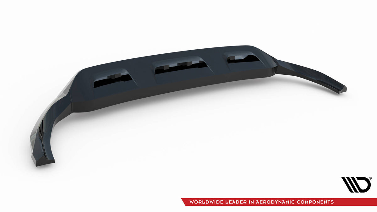 Street+ Spoilerlippe Front Ansatz V.2 passend für Audi SQ8 / Q8 S-Line Mk1 schwarz Hochglanz – Ansicht 6