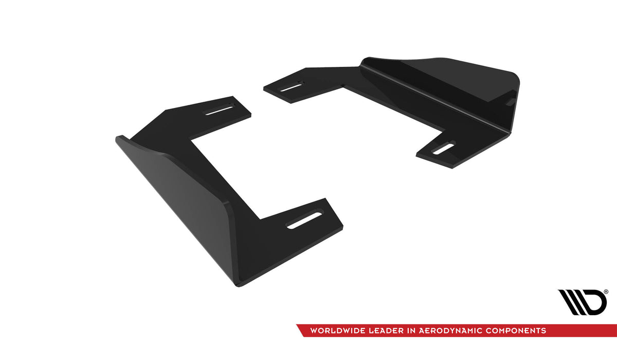 Hintere Seiten Flaps V.2 passend für BMW 1er F40 M-Paket / M135i schwarz Hochglanz – Ansicht 5