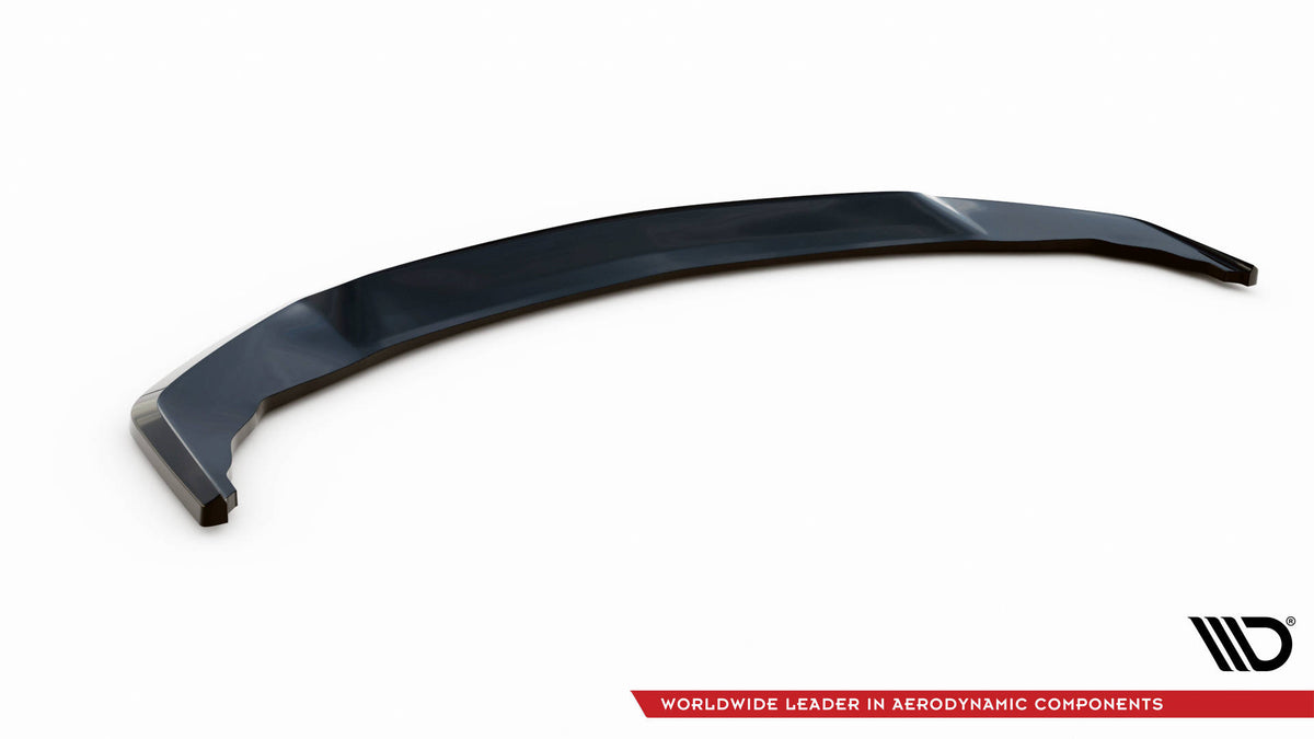 Street+ Spoilerlippe Front Ansatz V.1 passend für Infiniti Q50 S Mk1 schwarz Hochglanz – Ansicht 6