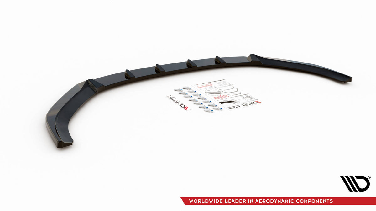 Street+ Spoilerlippe Front Ansatz passend für Audi A3 Sportback 8V schwarz Hochglanz – Ansicht 6
