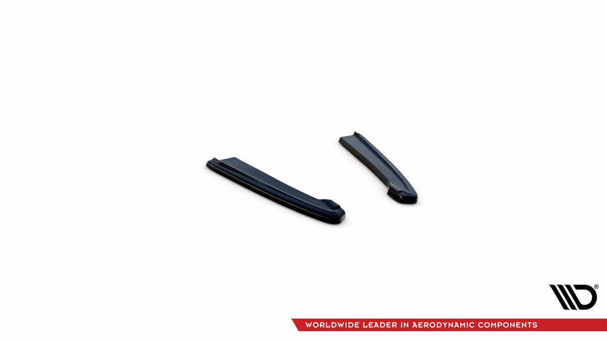 Heck Ansatz Flaps Diffusor passend für Audi RS4 B9 / B9 Facelift  schwarz Hochglanz – Ansicht 5