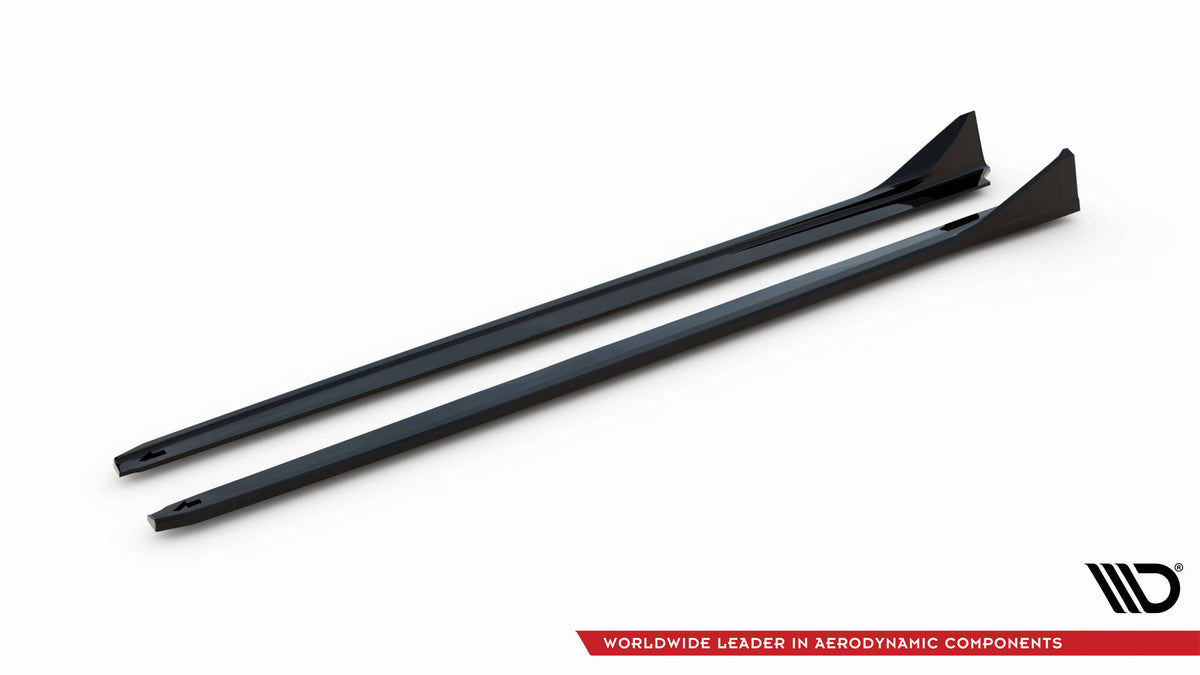 Street+ Seitenschweller Leisten passend für BMW Z4 M40i / M-Paket G29 Facelift schwarz Hochglanz – Ansicht 6